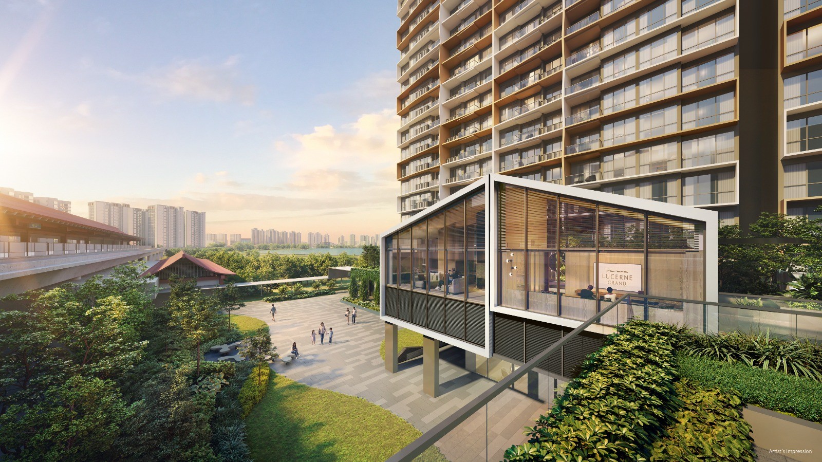 Lucerne Grand — residential tower facade